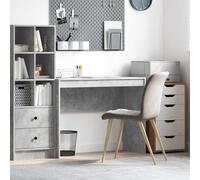 vidaXL Escritorio Gris Concreto 100 x 40 x 76 cm – Compacto y ergonómico para habitaciones pequeñas