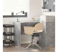 vidaXL Escritorio Gris Concreto Madera de ingeniería 102 x 50 x 75 cm