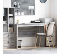 vidaXL Escritorio Gris Sonoma 100 x 50 x 76 cm, Escritorio Compacto, Estilo Moderno, Espacio Ergonómico, Mesa de Escritura Funcional para Habitaciones Pequeñas