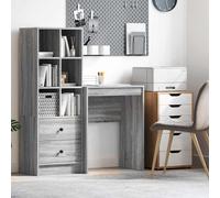 vidaXL Escritorio Gris Sonoma 60 x 40 x 76 cm | Estilo moderno y un acabado elegante en gris sonoma, Tablero de partículas resistente para que aguante el uso,