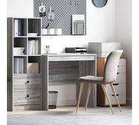 vidaXL Escritorio Gris Sonoma 80 x 50 x 76 cm – Compacto, moderno y ergonómico