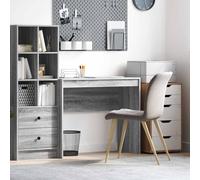 vidaXL Escritorio Gris Sonoma 90 x 40 x 76 cm