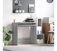 vidaXL Escritorio Gris Sonoma 106 x 41 x 88.5 cm Madera de ingeniería
