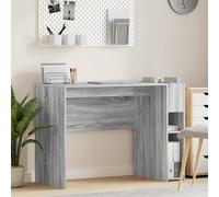 vidaXL Escritorio Gris Sonoma Madera de ingeniería 109 x 50 x 78 cm