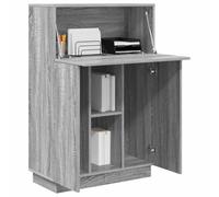 vidaXL Escritorio Gris Sonoma Madera de ingeniería