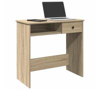 vidaXL Escritorio madera contrachapada color roble Sonoma 80x40x75 cm
