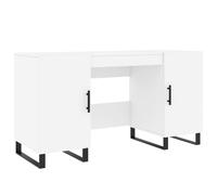 vidaXL Escritorio madera de ingeniería blanco 140x50x75 cm