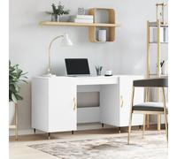 vidaXL Escritorio madera de ingeniería blanco 140x50x75 cm