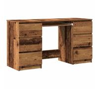 vidaXL Escritorio Madera de ingeniería Envejecida 140x50x77 cm