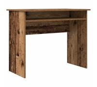 vidaXL Escritorio de madera de ingeniería envejecida 90x50x74 cm