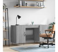 vidaXL Escritorio madera de ingeniería gris Sonoma 140x50x75 cm