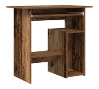 vidaXL Escritorio de madera de ingeniería Madera Envejecida 80x45x74 cm