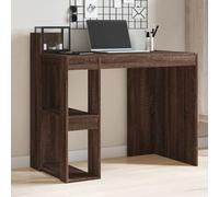 vidaXL Escritorio madera de ingeniería marrón roble 103,5x56,5x94 cm