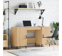 vidaXL Escritorio madera de ingeniería roble Sonoma 140x50x75 cm