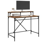 vidaXL Escritorio Madera Vieja 100 x 50 x 90 cm Madera contrachapada, Escritorio de Oficina Moderno, diseño Rectangular, Resistente y Funcional, Ideal para Espacios pequeños