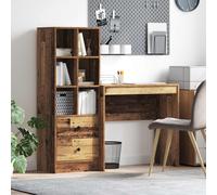 Escritorio Madera Vieja 125,5 X 40 X 127 Cm 2 Uds. Vidaxl