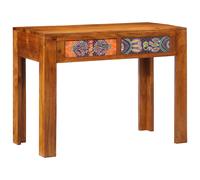 Escritorio Con Cajón Con Almacenamiento Marrón 100 X 50 X 75 Cm Vidaxl