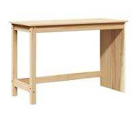 vidaXL Escritorio Marrón 112 x 50 x 75 cm Madera de Pino Macizo