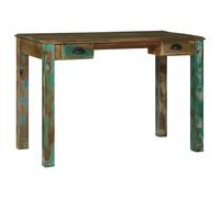 vidaXL Escritorio Marrón 112 x 55 x 76 cm Madera sólida recuperada