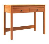 vidaXL Escritorio Max Brown 100 x 50 x 78 cm Madera de pino macizo