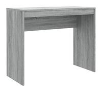 vidaXL Escritorio Mesa de Consola Pasillo Oficina Vestíbulo Ordenador Despacho Estudio Lectura Auxiliar Madera Contrachapada Gris Sonoma 90x40x72 cm