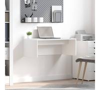 vidaXL Escritorio montado en pared 80×45×30 cm - Mesa flotante rectangular, moderna y resistente