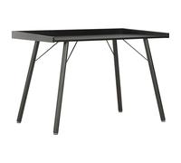 vidaXL Escritorio negro 90x50x79 cm