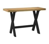 vidaXL Escritorio NOAIN patas en X madera maciza pino 120x50x75 cm