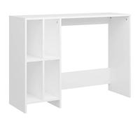vidaXL Escritorio Notebook Madera contrachapada Blanco 102,5x35x75 cm