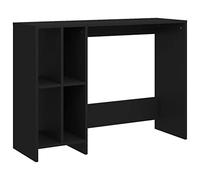 vidaXL Escritorio Notebook Madera contrachapada Negro 102,5x35x75 cm