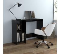 vidaXL Escritorio notebook madera contrachapada negro 102,5x35x75 cm