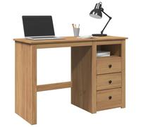 vidaXL Escritorio Panama madera maciza de pino 112x45x75 cm Oficina/Estudio
