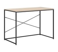 vidaXL Escritorio para ordenador, color y aspecto roble, 110x60x70 cm, material de madera