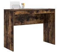 vidaXL Escritorio Roble Ahumado 100 x 40 x 76 cm, Escritorio Compacto, Estilo Moderno, Espacio Ergonómico, Mesa de Escritura Funcional para Habitaciones Pequeñas