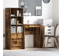 vidaXL Escritorio Roble Ahumado 60x40x76 cm, compacto, moderno, ergonómico para habitaciones pequeñas