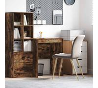 vidaXL Escritorio Roble ahumado 60 x 50 x 76 cm – Compacto, moderno y ergonómico