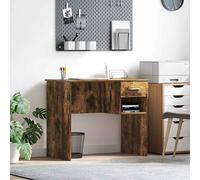 vidaXL Escritorio Roble ahumado 90 x 49 x 75 cm Madera de ingeniería