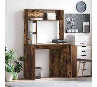 vidaXL Escritorio Roble ahumado 91 x 50 x 149 cm Madera de ingeniería
