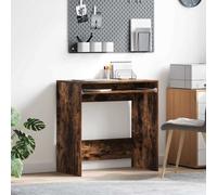 vidaXL Escritorio Roble ahumado Madera de ingeniería 77.5 x 43 x 79 cm