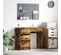 vidaXL Escritorio Roble ahumado Madera de ingeniería 90 x 37.5 x 75 cm