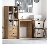 vidaXL Escritorio Roble Artesanal 60×40×76 cm — Compacto, estilo moderno y ergonómico