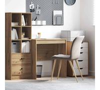 vidaXL Escritorio Roble Artesanal 70 x 50 x 76 cm – Compacto, Estilo Moderno, Ergonómico