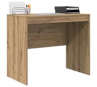 vidaXL Escritorio Roble Artesanal 90 x 50 x 76 cm | Estilo moderno con líneas limpias que le dan un toque a tu espacio, Madera de ingeniería resistente pa'un uso duradero,