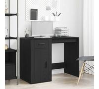 vidaXL Escritorio Roble Negro 100 x 49 x 74 cm Madera de ingeniería
