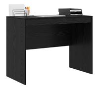 vidaXL Escritorio Roble Negro 100 x 50 x 76 cm | Estilo minimalista que se enfoca en la simplicidad y la funcionalidad, Madera aglomerada fuerte y duradera,