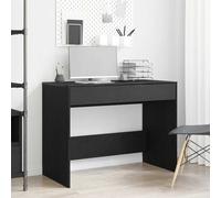 vidaXL Escritorio Roble Negro 101x50x76,5 cm Madera de ingeniería Oficina/Estudio/Trabajo