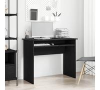 vidaXL Escritorio roble negro 90x50x74 cm madera de ingeniería