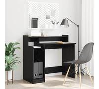 vidaXL Escritorio Roble Negro 97 x 45 x 90 cm Madera de ingeniería