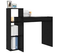 vidaXL Escritorio Roble Negro 100x40x90 cm Madera de ingeniería Moderno