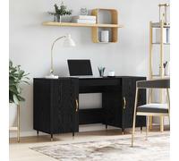 vidaXL Escritorio con aspecto de roble, fabricado en material de madera